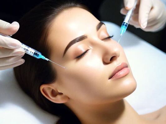 Remplisseur cutané d'acide hyaluronique croisé adapté à l'injection profonde de tissus et à la restauration du volume facial durable