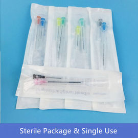 Astuce émoussée Microcannula d'emballage stérile pour l'usage cutané de remplisseur