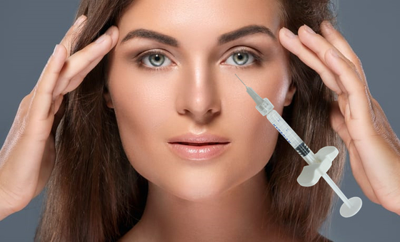 Les injections d'acide hyaluronique gélifient pour la cannelure lacrymale 1ml de rides statiques faciales