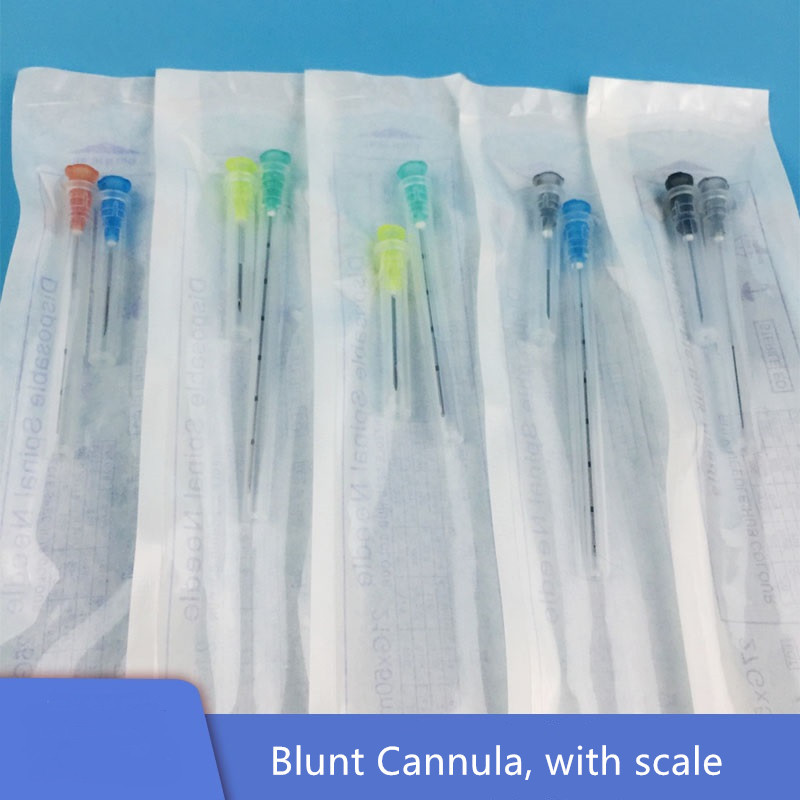 Astuce émoussée Microcannula d'emballage stérile pour l'usage cutané de remplisseur