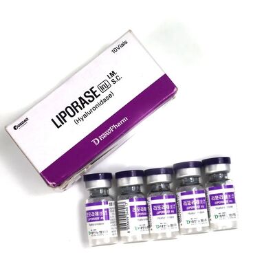 Injection d'acide hyaluronique coréen Hyaluronidase Dissoudre l'acide hyaluronique Liporase Ha Comblement dermique Dissoudre le produit de comblement à l'acide hyaluronique